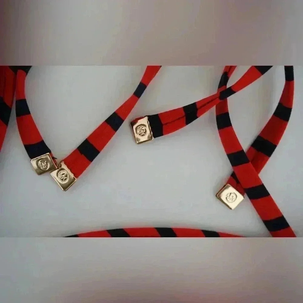 Women’s Michael Kors Striped Bikini top - Picture 2 of 4